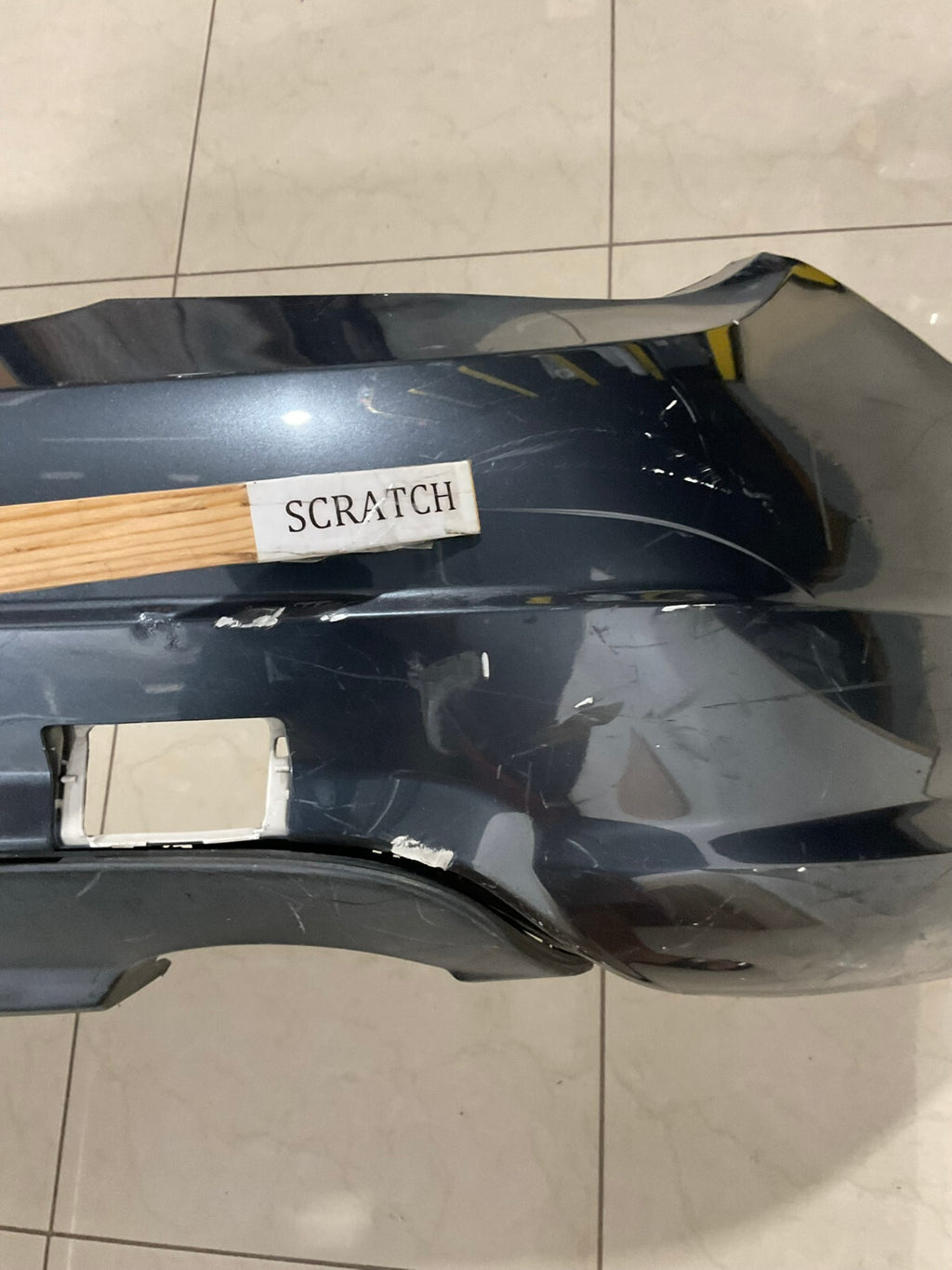 Rear Bumper Cover Grey 08-11 Mercedes W204 A204 C300 C350 204+885+2925 OEM