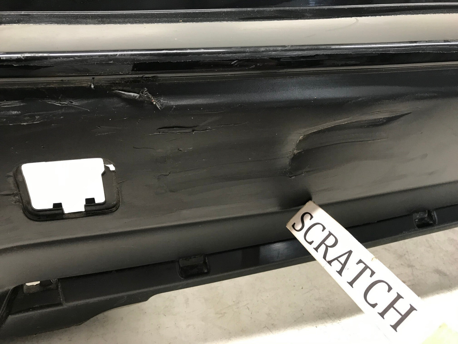 Rear Bumper Cover Subaru Outback w/Sensor Holes Black 2020 57704AN31A OEM3