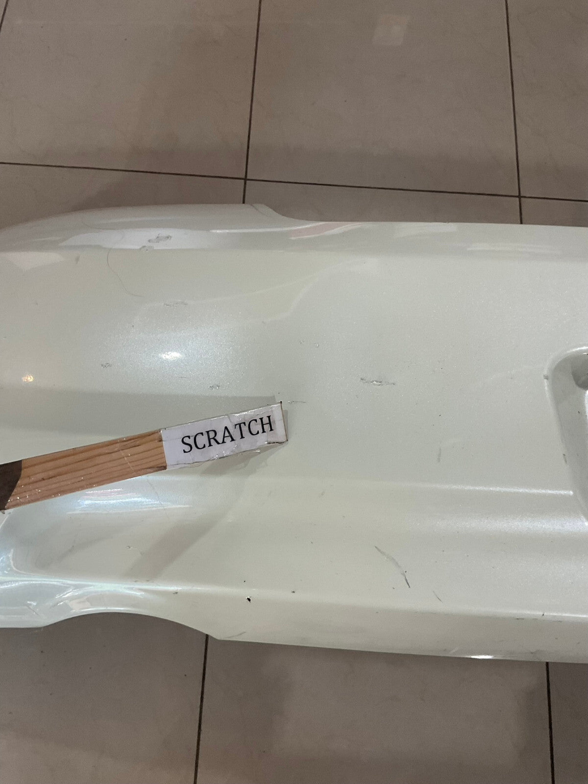 Rear Bumper Cover White 2008 Infiniti V35 G35X CAPA