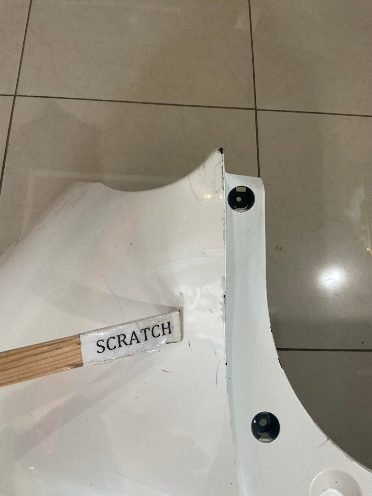 Rear Bumper Cover White Mazda CX 30 2020 DGH9-50221 OEM