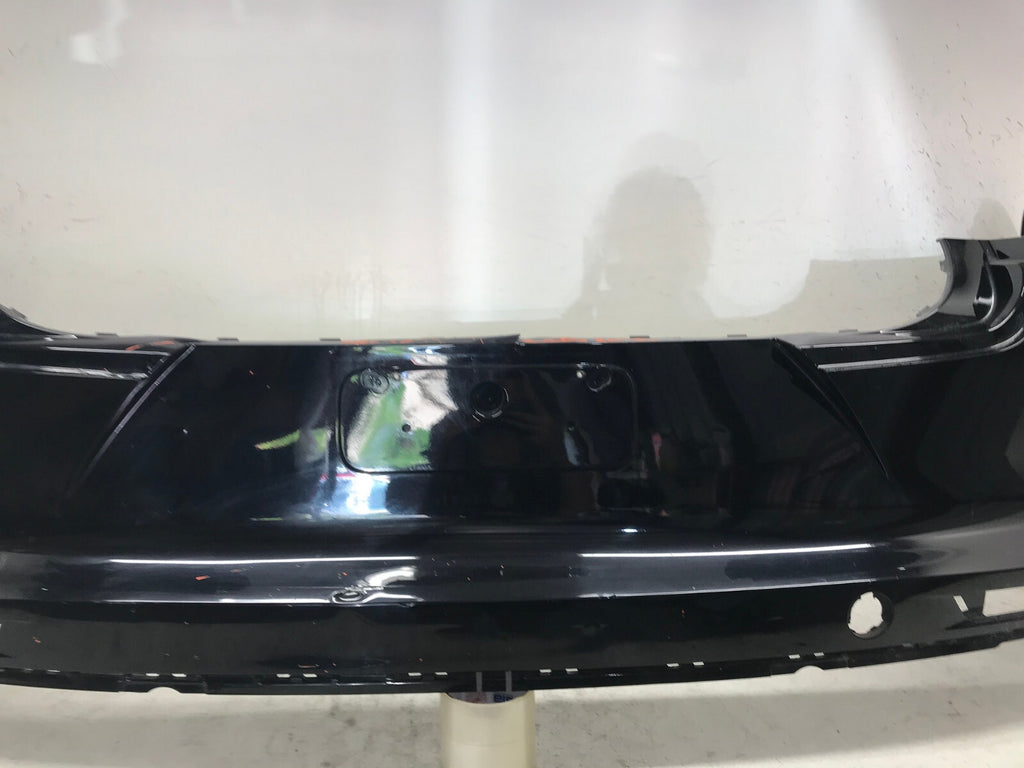 Rear Bumper Cover Black Porsche Panamera 2017-2020 w/Sensor Holes 971807421 OEM