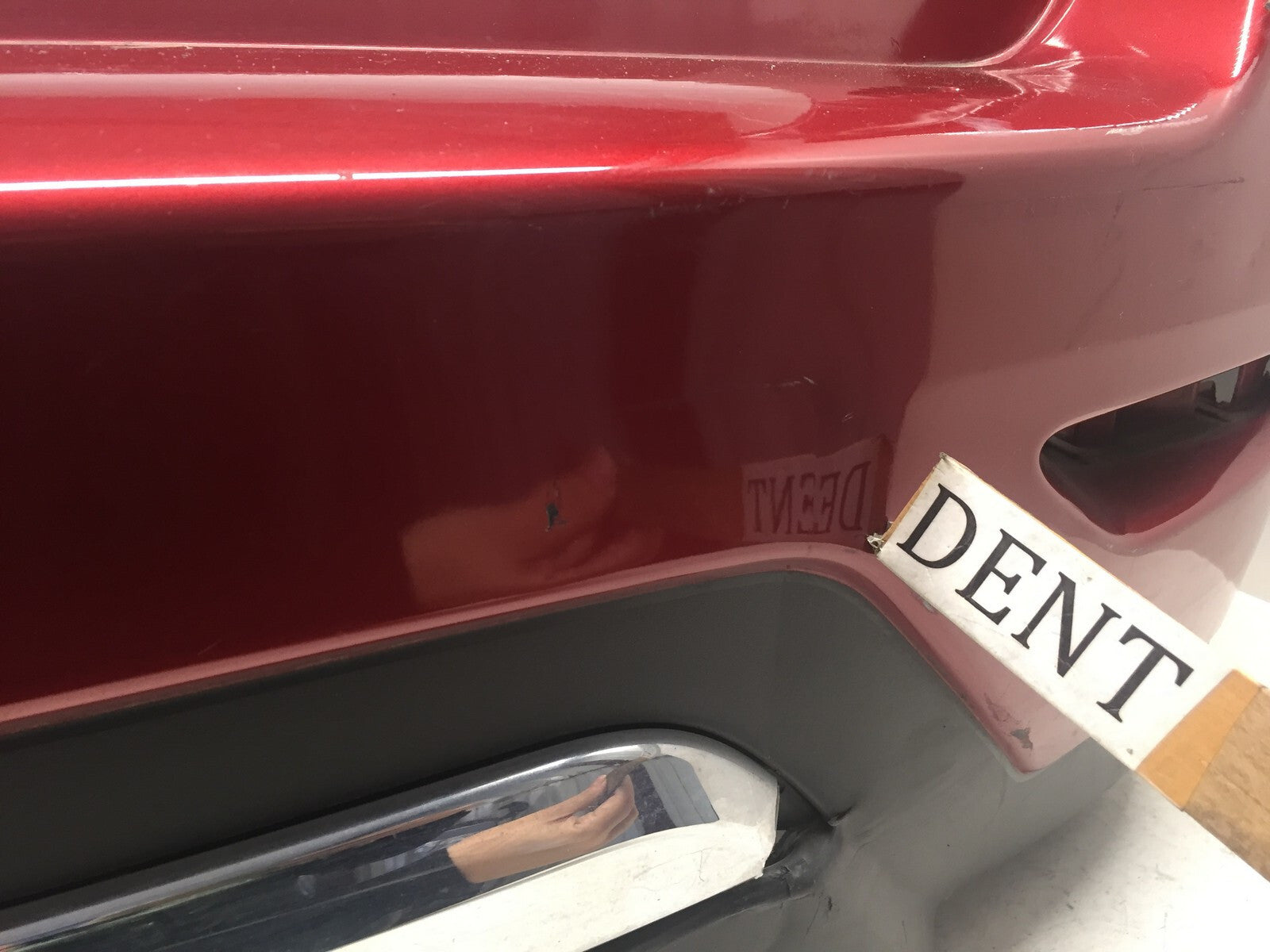 Rear Bumper Cover Nissan Pathfinder Platinum SV Hybrid w/Sns Holes 2013-2016 OEM