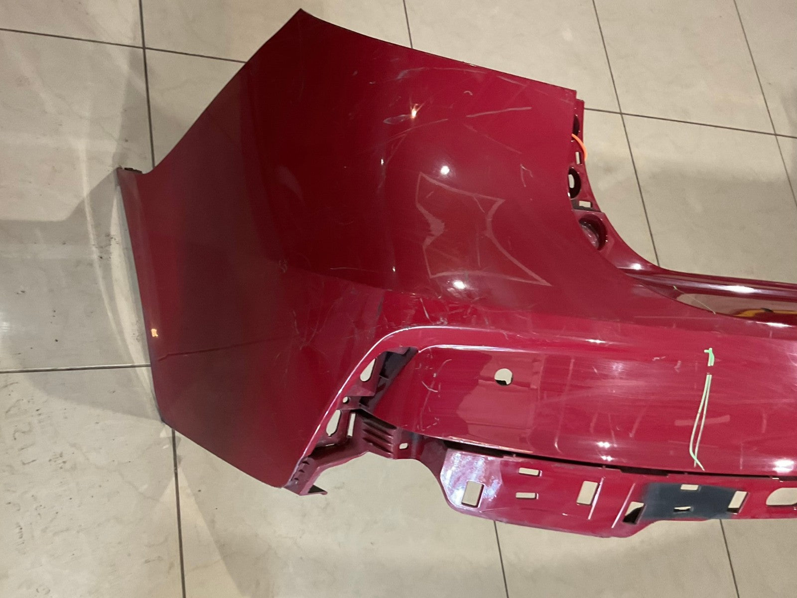 Rear Bumper Cover Red Acura MDX 2017 2019 71501+tz5+a000 OEM