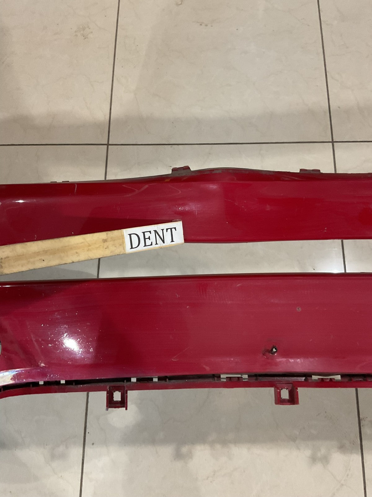 Front Bumper Cover Red 2016-2020 Jeep Compass 5SY47TRMAC OEM
