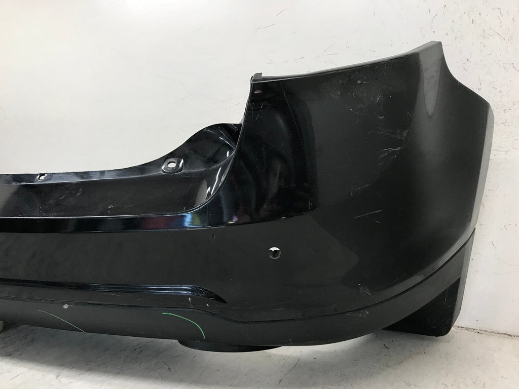 Rear Upper Bumper Cover Black 2011-2014 Ford Edge SE/SEL/Sport w/Sensr Holes OEM
