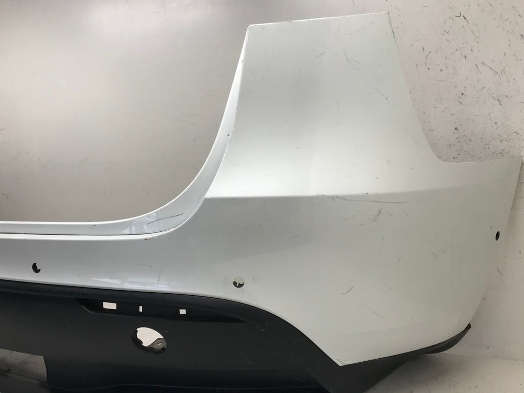 Rear Bumper Cover White 20-2023 Tesla Model Y Long Range/Perf w/Sensor Holes OEM