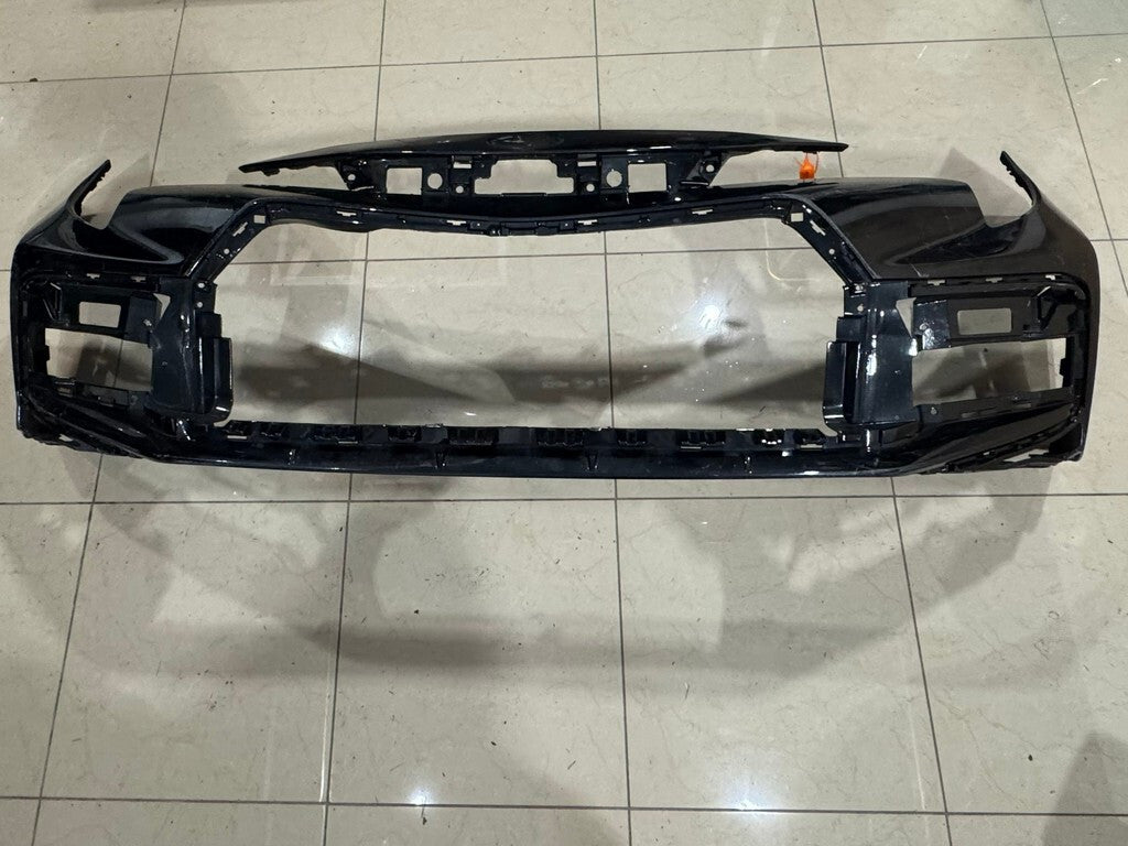 Front Bumper Cover Black 2020-2024 Toyota Corolla SE XSE CAPA