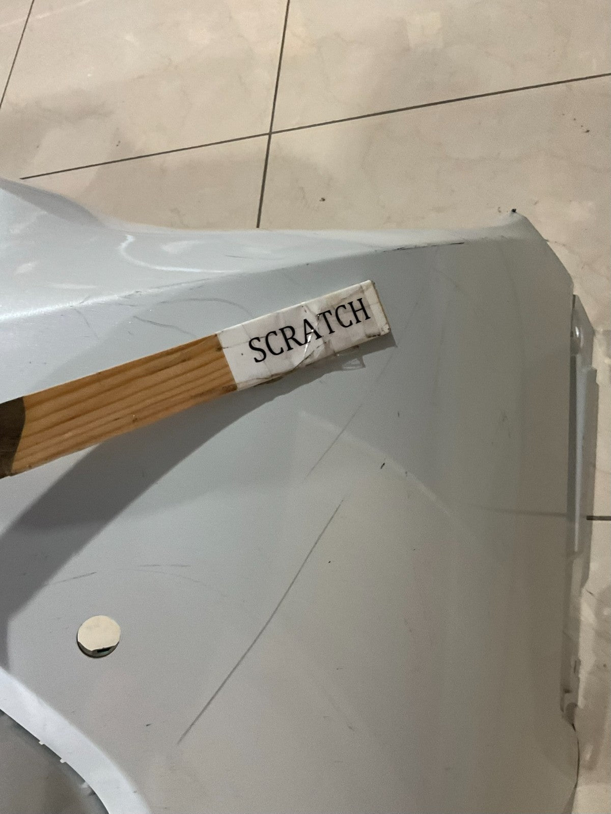 Front Bumper Cover White 2022 2024 Toyota Corolla Cross 52119+a0a90 OEM