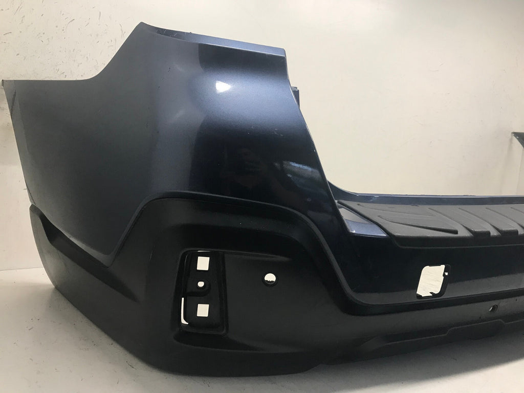 Rear Bumper Cover Blue Subaru Outback 2018 2019 w/Sensor Holes 57704AL18A OEM
