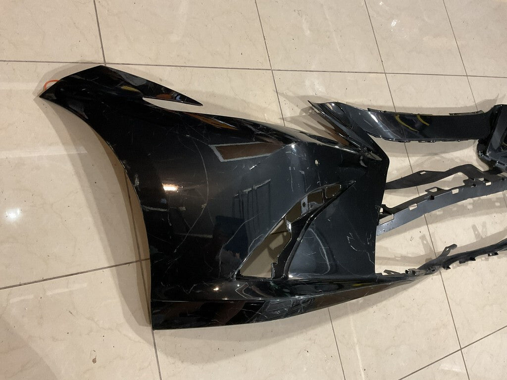 Front Bumper Cover Black 2019-2023 Lexus ES250 ES350 ES300H CAPA