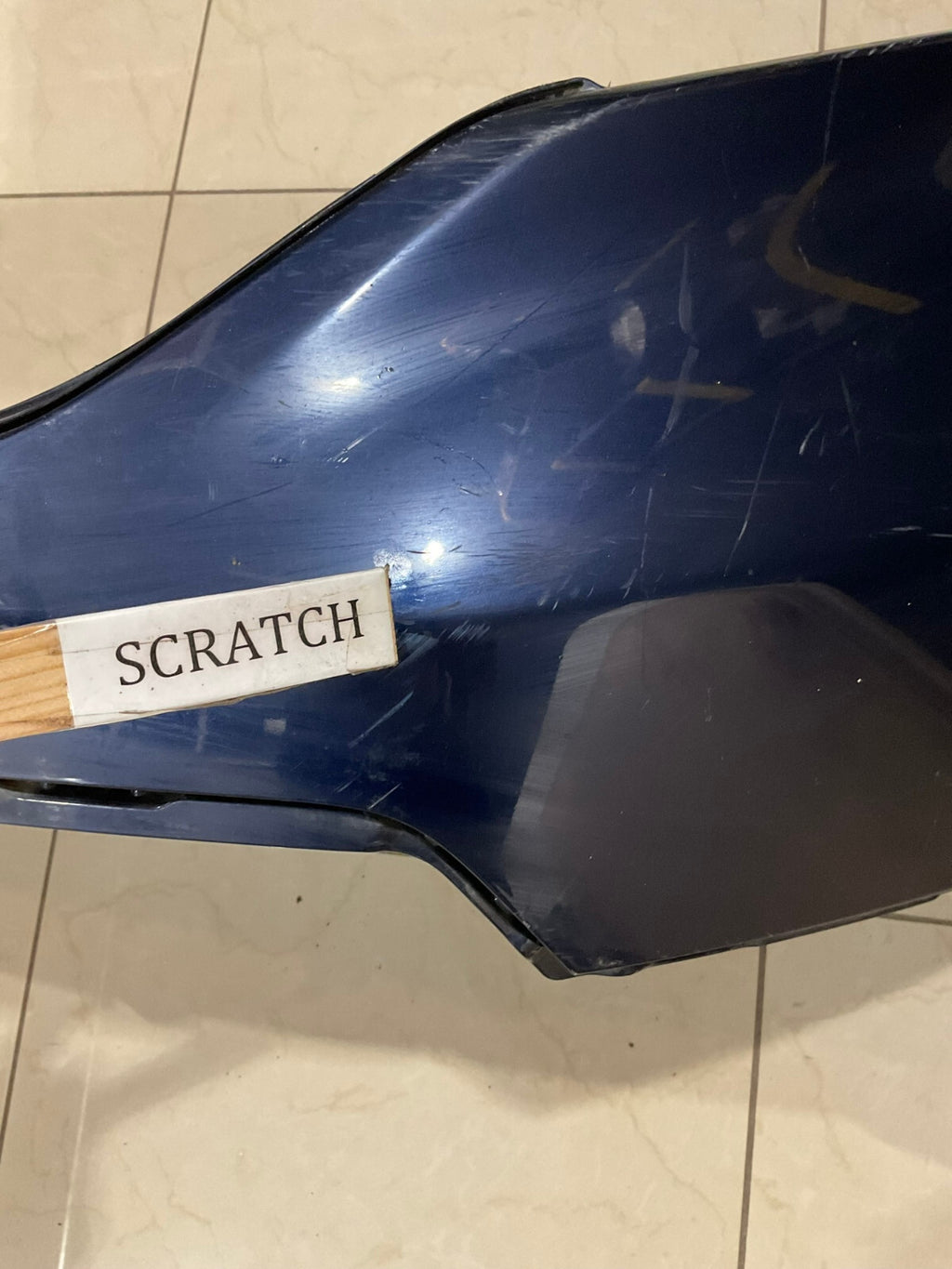 Front Upper Bumper Cover Blue Honda CR V LX EX EX L 17 18 71101-TLA-A000 OEM