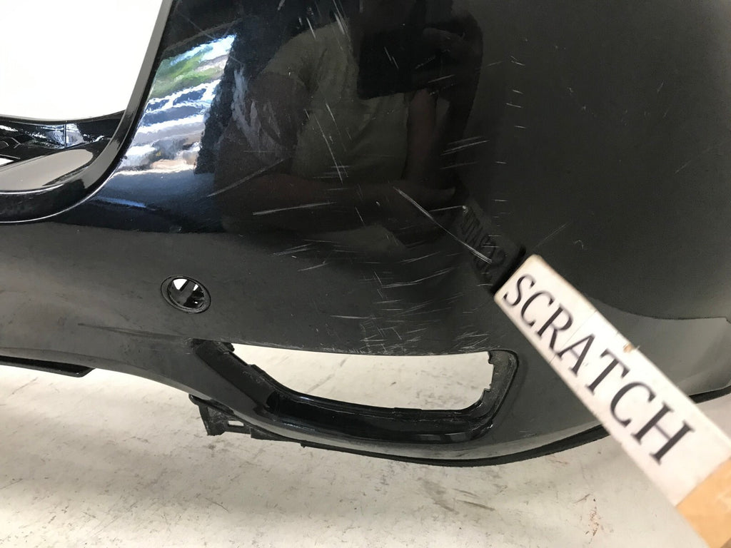 Rear Bumper Cover Black Jeep Grand Cherokee 11-18 w/Sensor Holes 1VQ65TZZAA OEM
