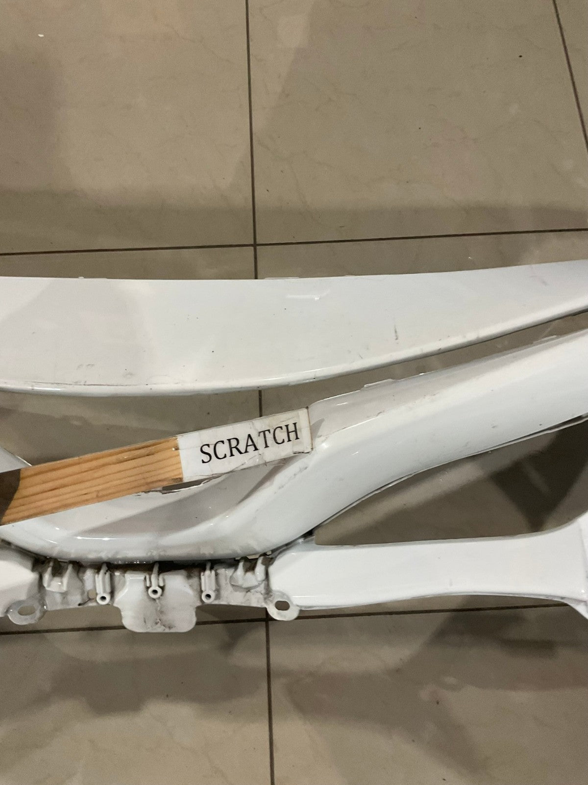 Front Bumper Cover White 2018-2020 Toyota Camry SE XSE 52119+06E20 OEM