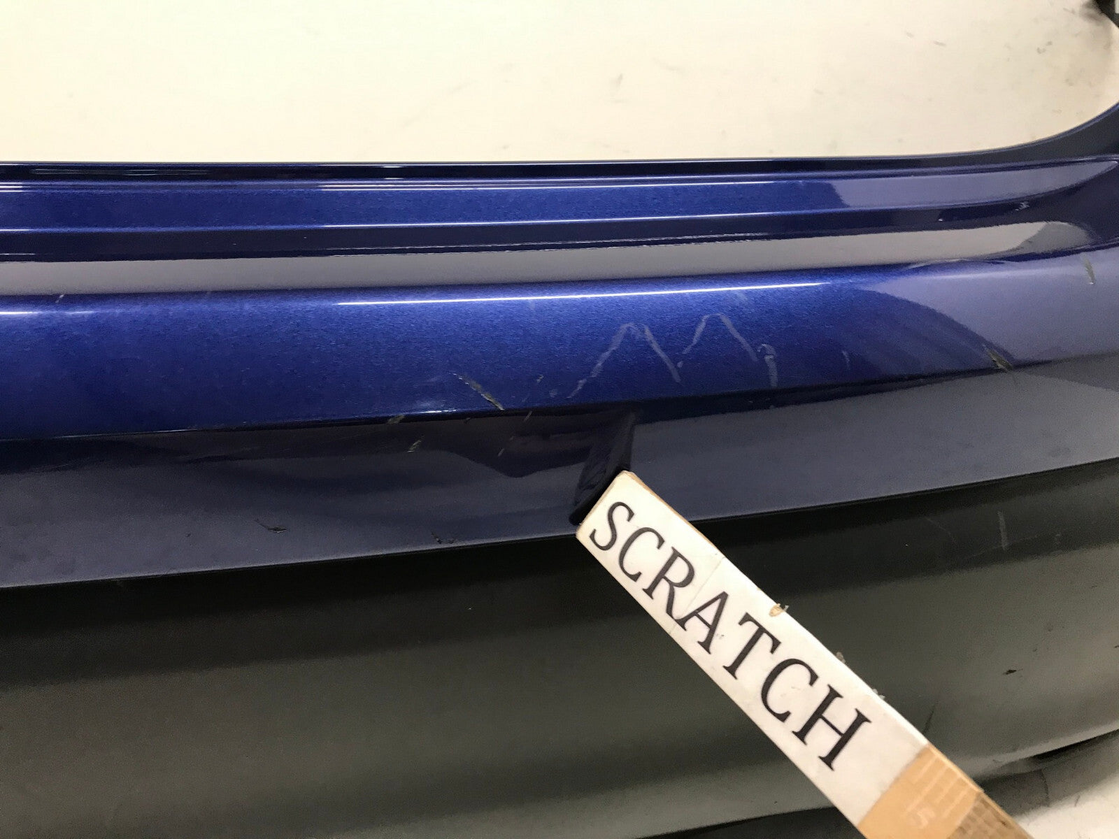 Rear Bumper Cover Blue Nissan Rogue Sport S SL SV 17 18 w/Sns H 62022-6MA0H OEM