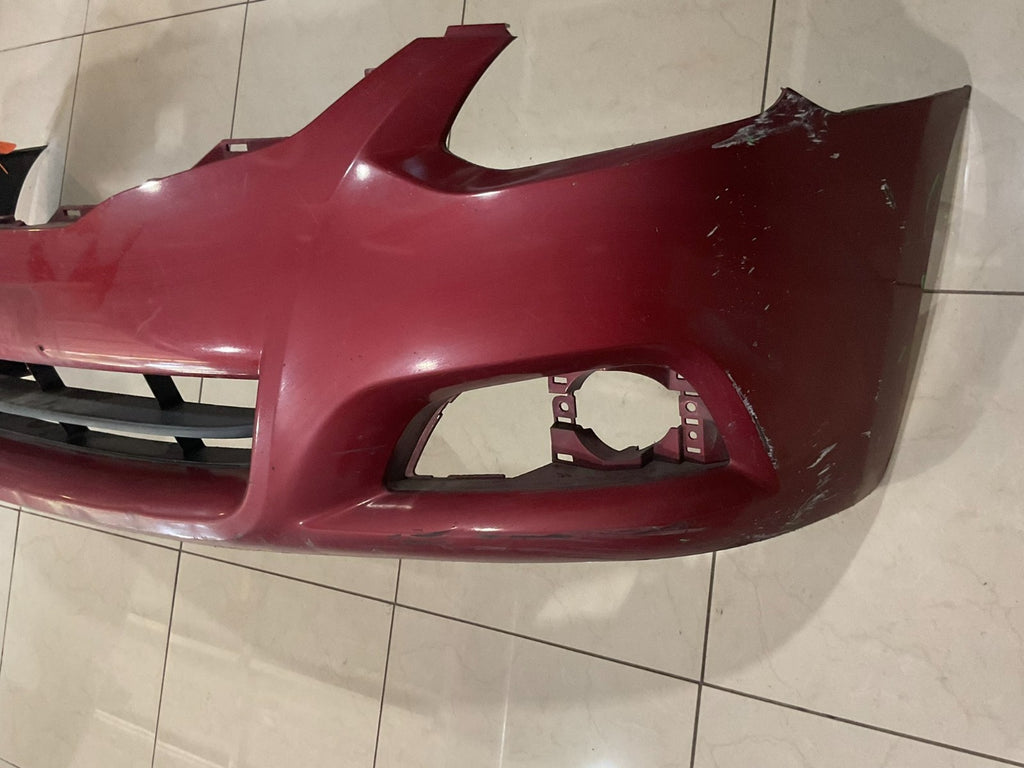 Front Bumper Cover Red 2010-2013 Nissan Altima Coupe 62022+zx10h OEM