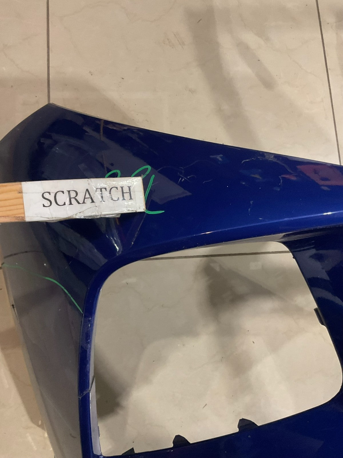 Front Bumper Cover Blue 2022 2023 Hyundai Tucson 86511+cw000 OEM