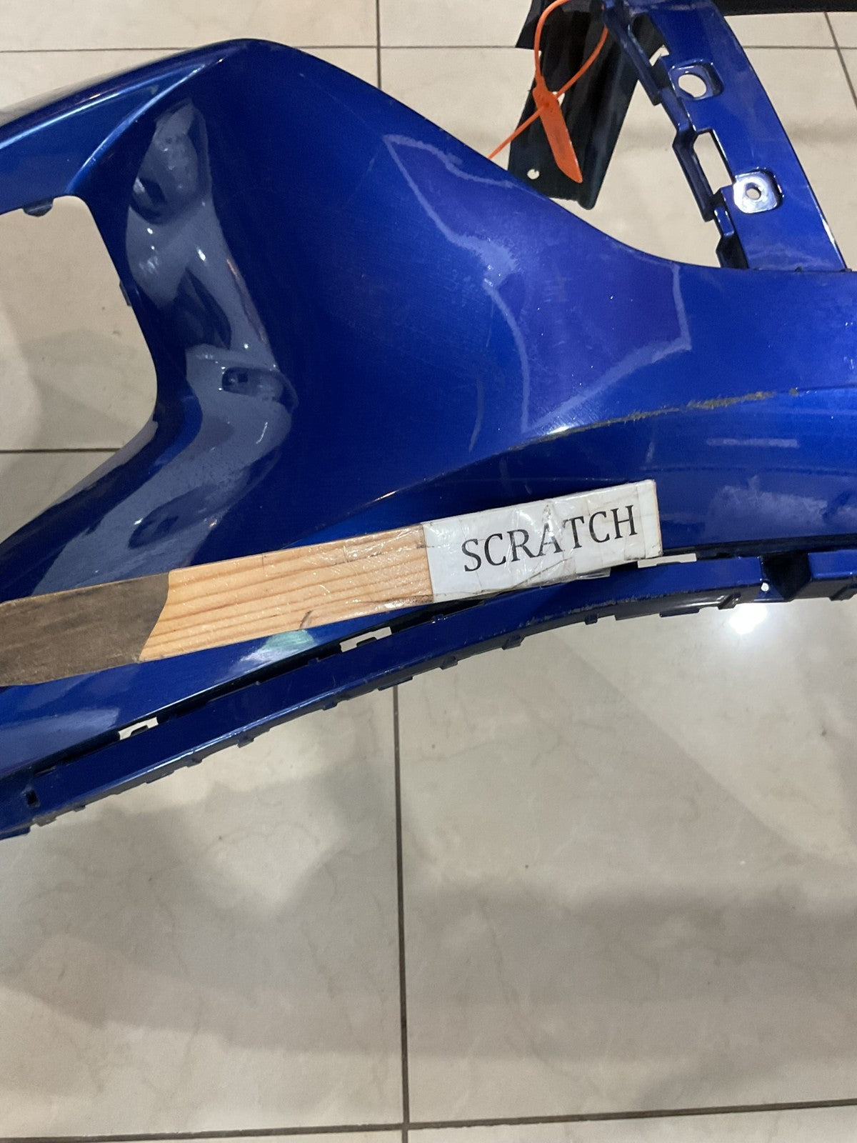 Front Bumper Cover Blue 2022 2023 Hyundai Tucson 86511+cw000 OEM