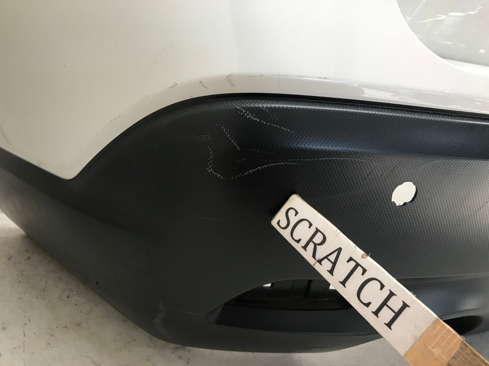 Rear Bumper Cover White 2019-2022 Subaru Ascent Base/Limited w/Sensor Holes OEM