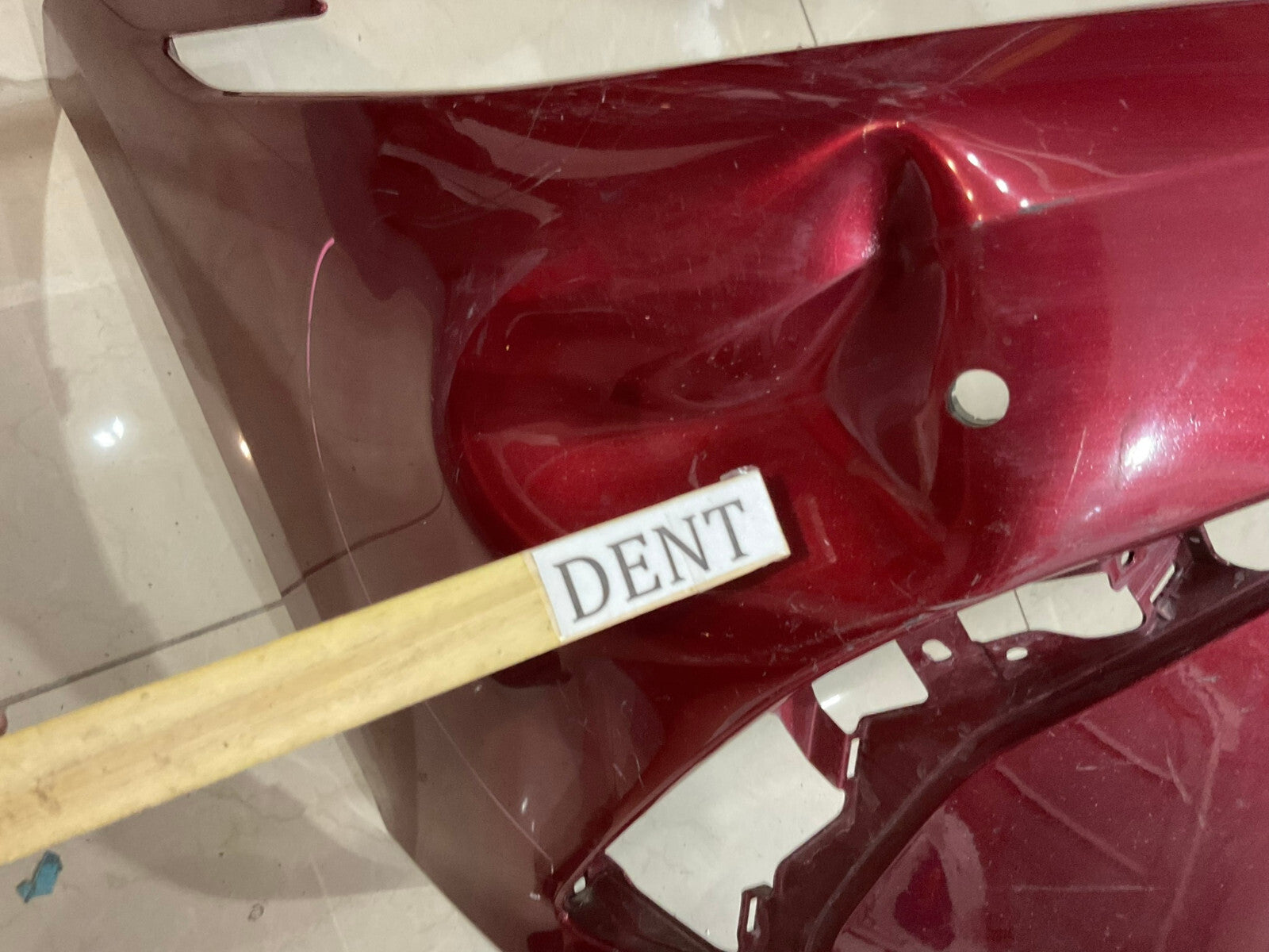 Front Bumper Cover Red 2019 2020 Lexus ES350 F-Sport 52119-06J00 OEM