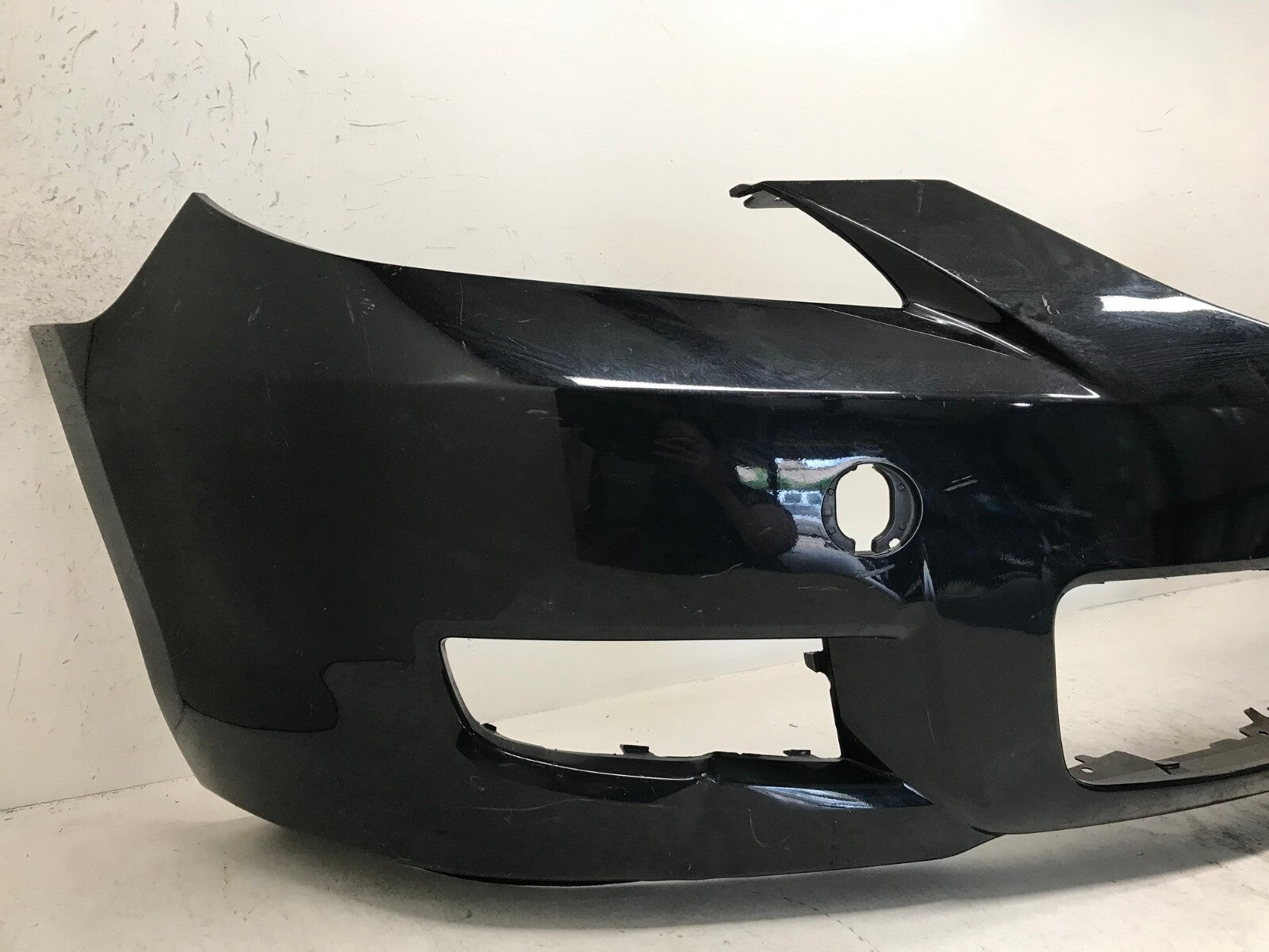 Front Bumper Cover Black 2007 2008 2009 Mazda 3 Sedan BR5H-50031 OEM