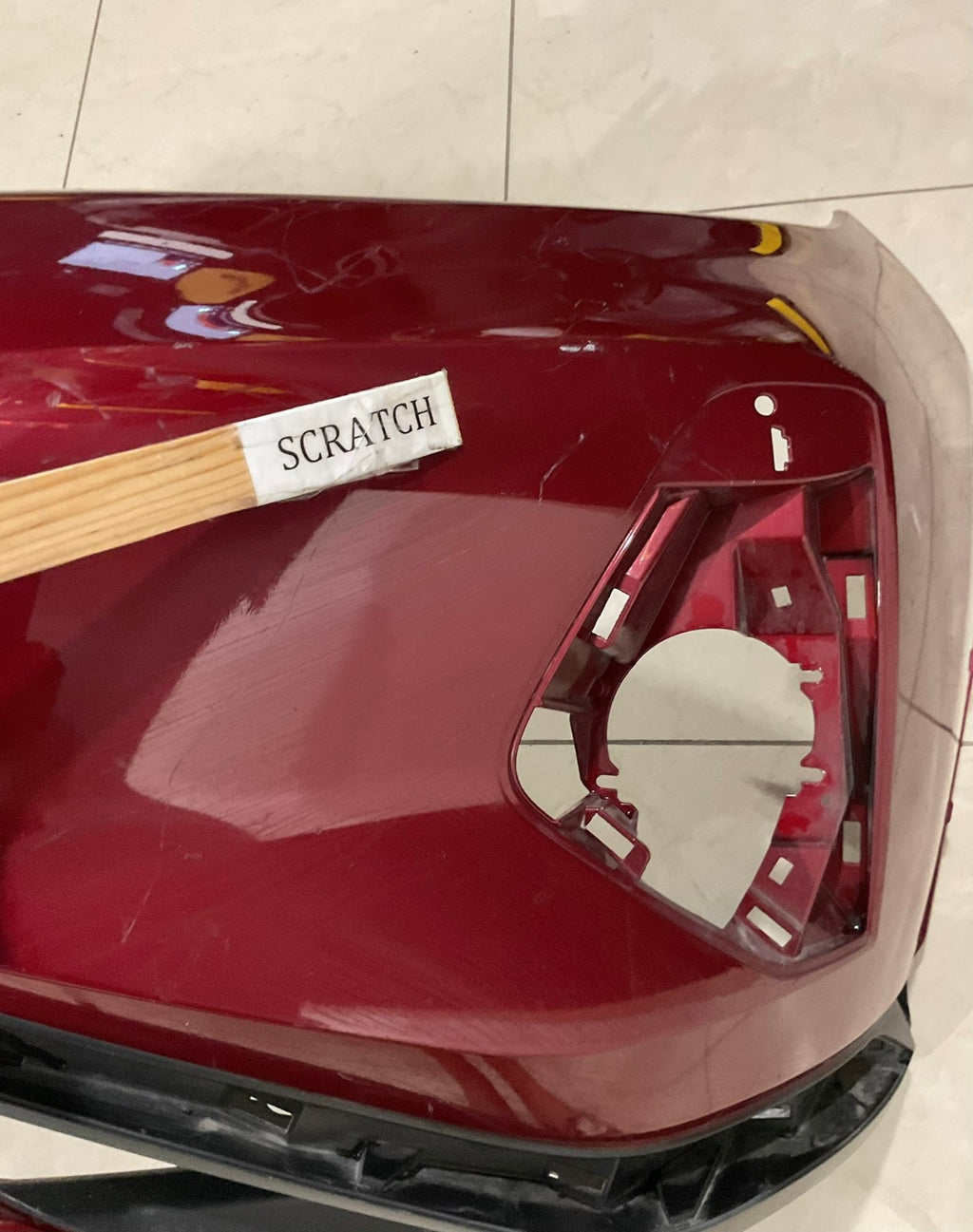 Front Bumper Cover Red 2019 2020 2021 2022 Nissan Murano S SL SV 62022+9UF0H OEM