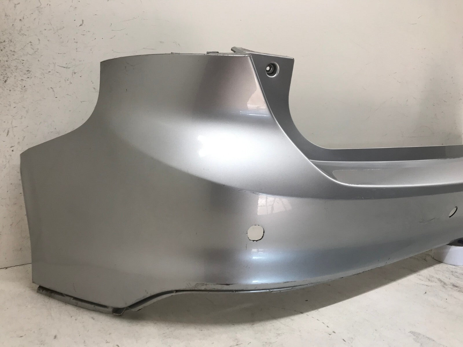 Rear Bumper Cover Silver 2012-2014 Ford Focus Hatchback BM5Z17K835CBPTM OEM
