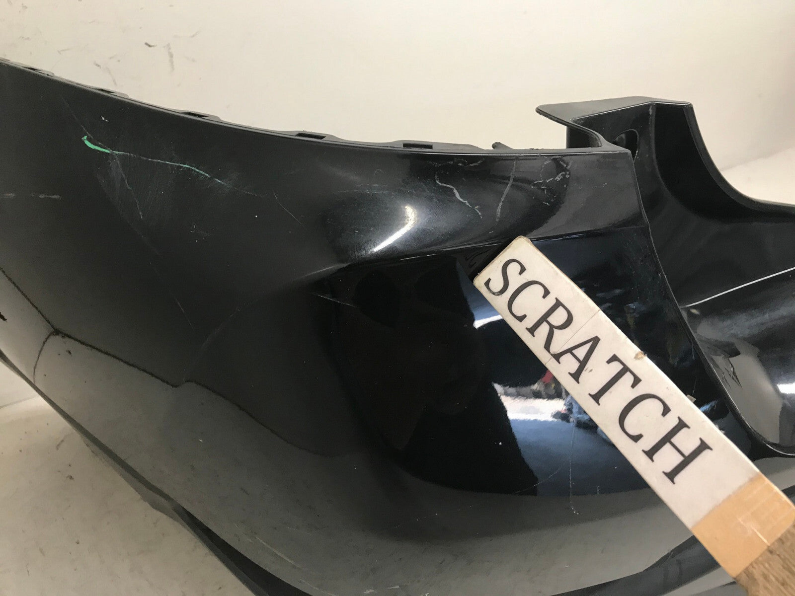 Rear Bumper Cover Nissan Rogue S SL SV SV Hybrid SL Hybrid Black 17 18 OEM2