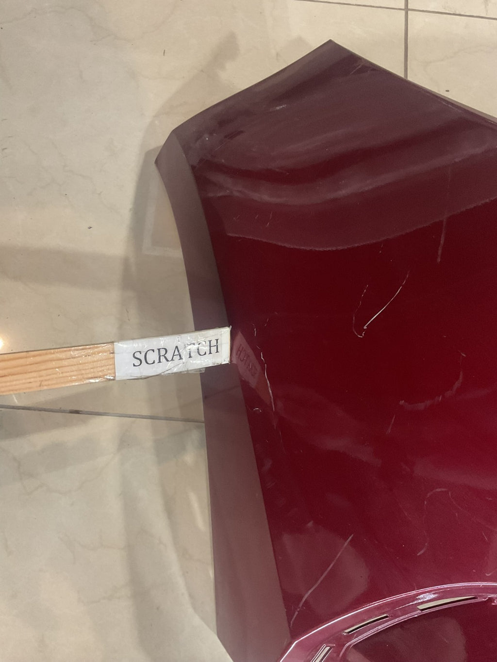 Front Bumper Cover Red 2020 2021 2022 Toyota Corolla L LE XLE CAPA