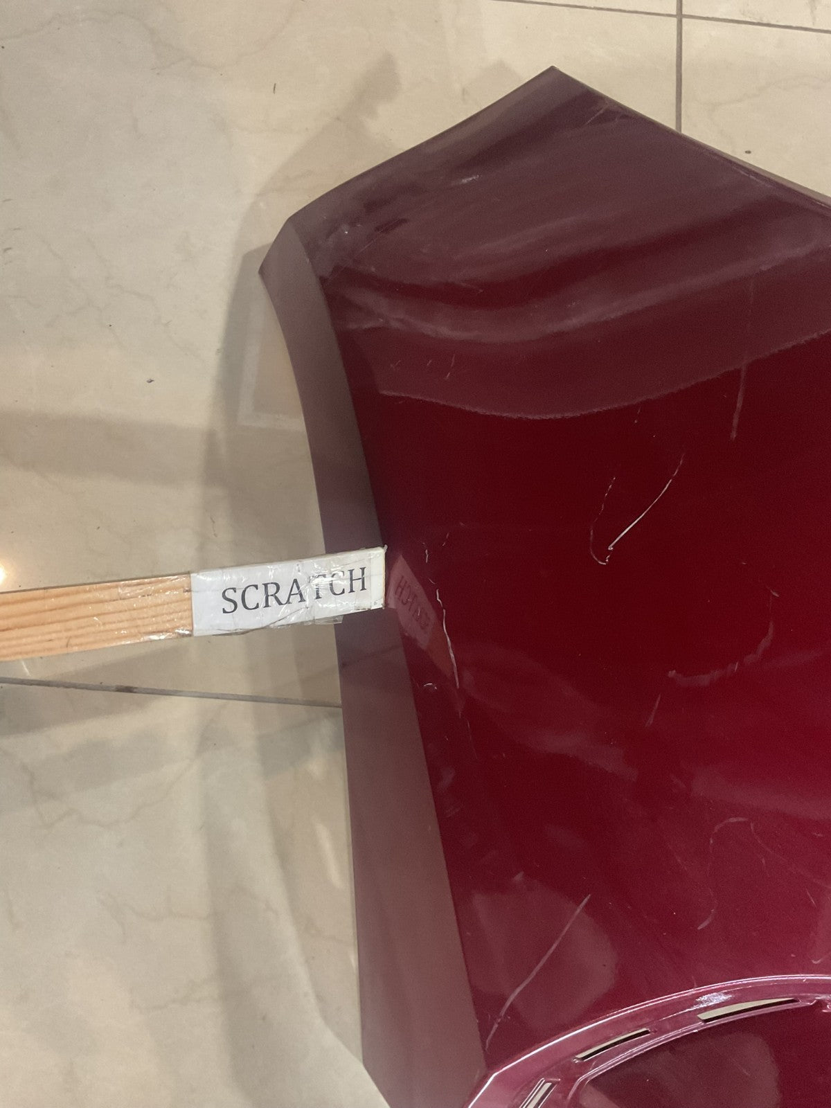 Front Bumper Cover Red 2020 2021 2022 Toyota Corolla L LE XLE CAPA