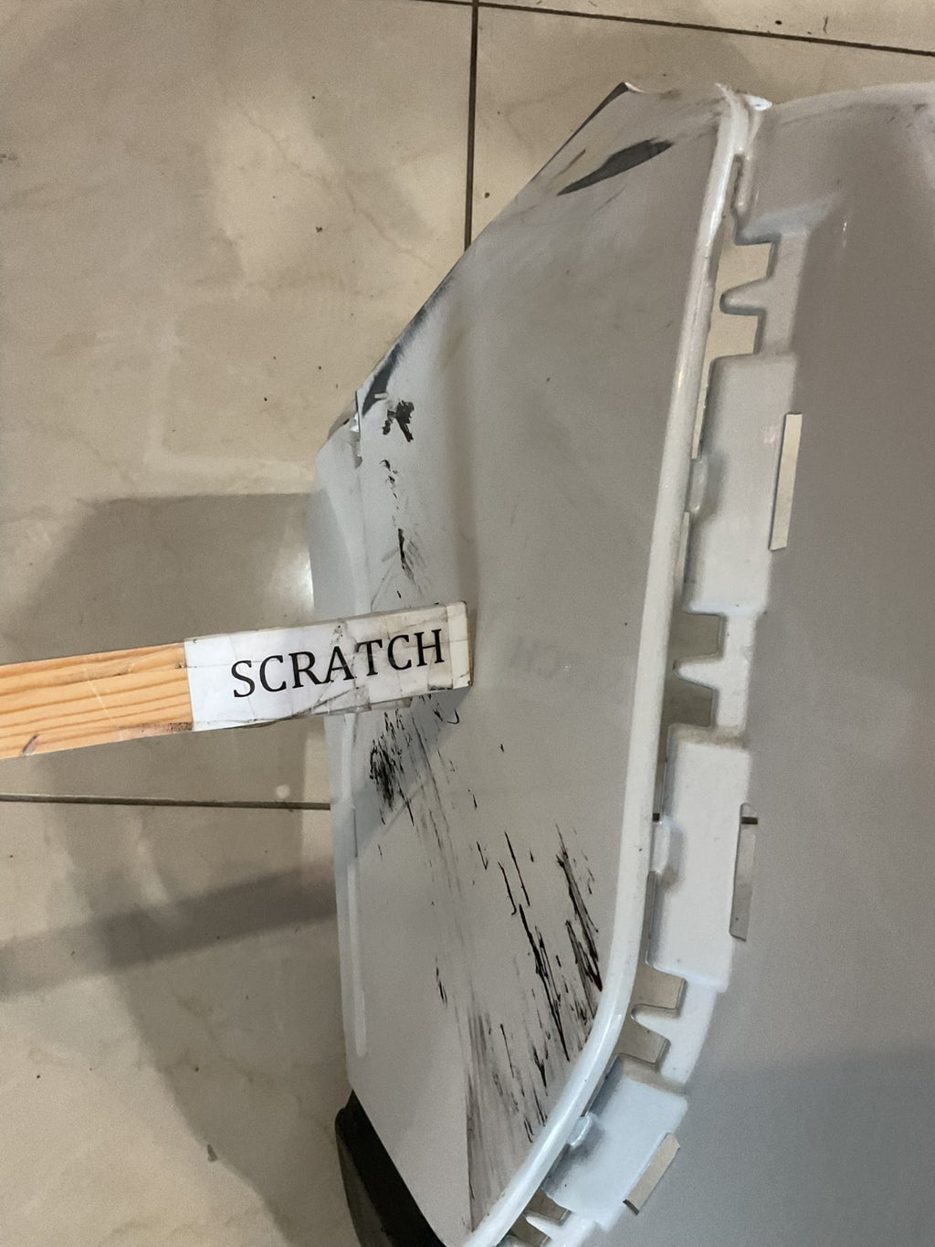 Front Bumper Cover White Subaru Outback 2023-2024 57704an02a OEM