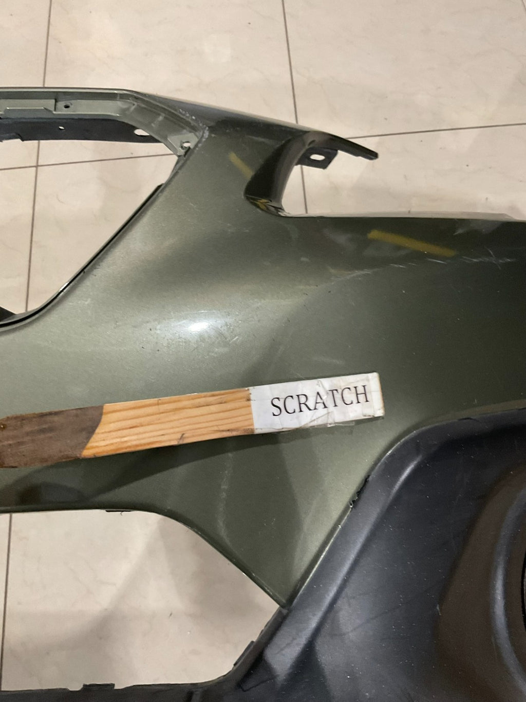 Front Bumper Cover Green 2015-2017 Subaru Outback CAPA