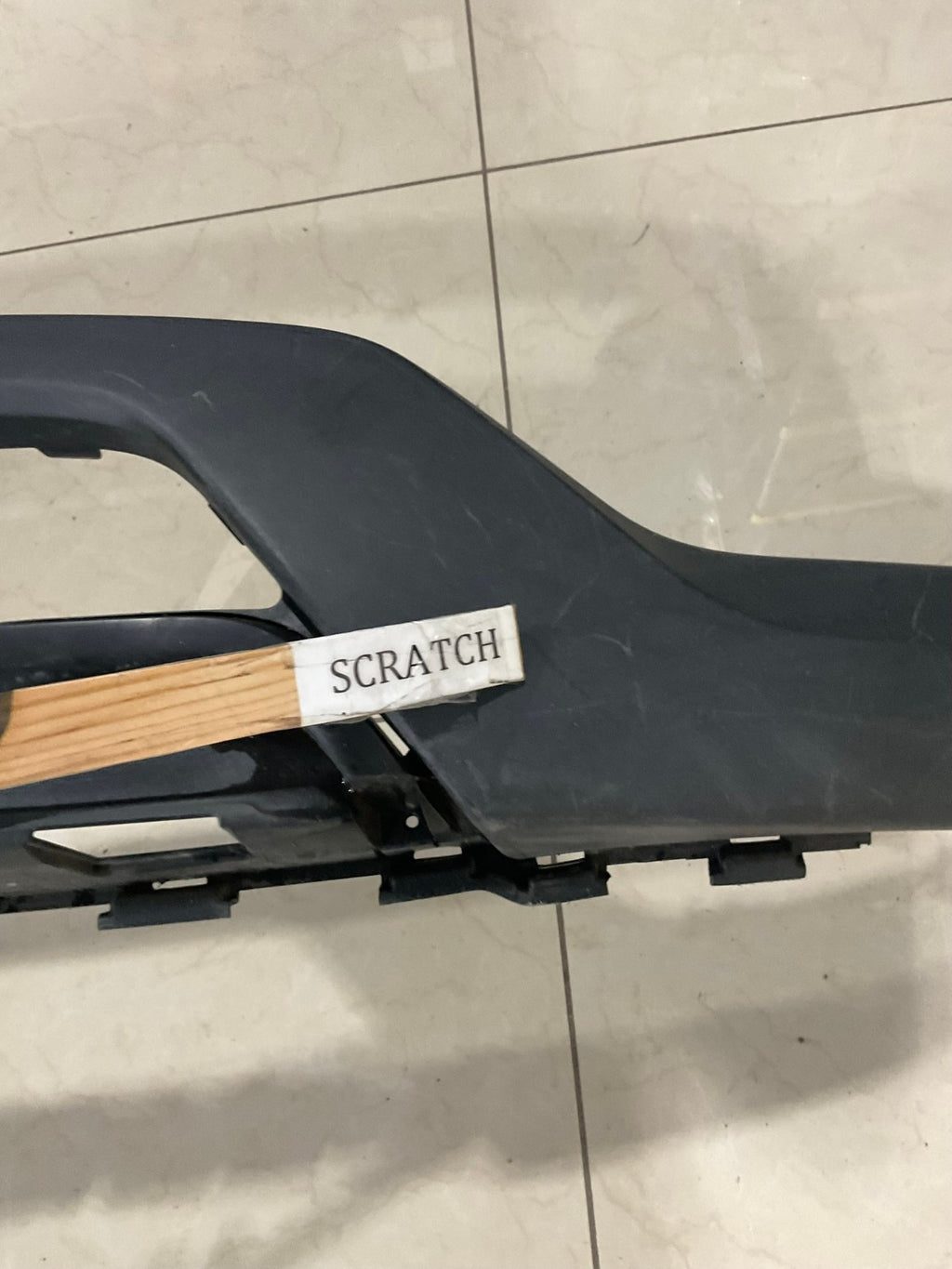 Front Lower Bumper Cover Black 2013 2016 Hyundai Santa Fe Sport 86512+4Z000 OEM