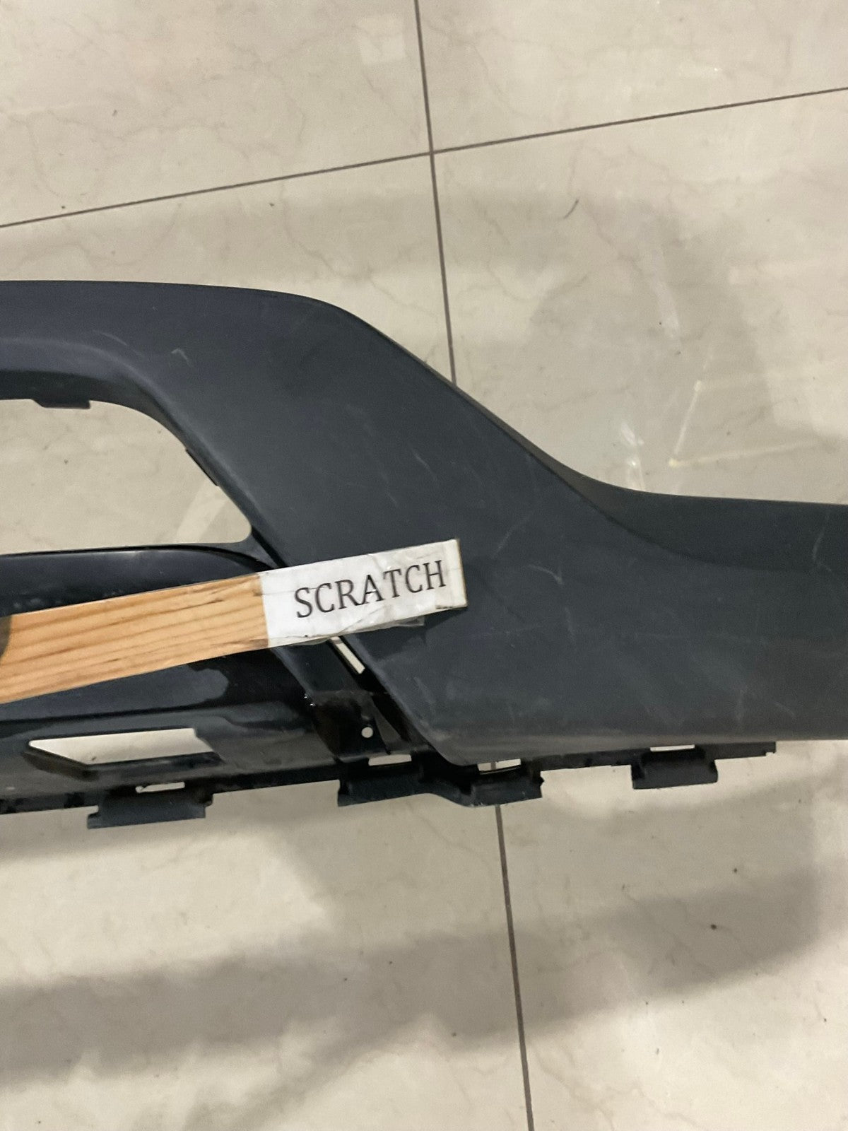 Front Lower Bumper Cover Black 2013 2016 Hyundai Santa Fe Sport 86512+4Z000 OEM