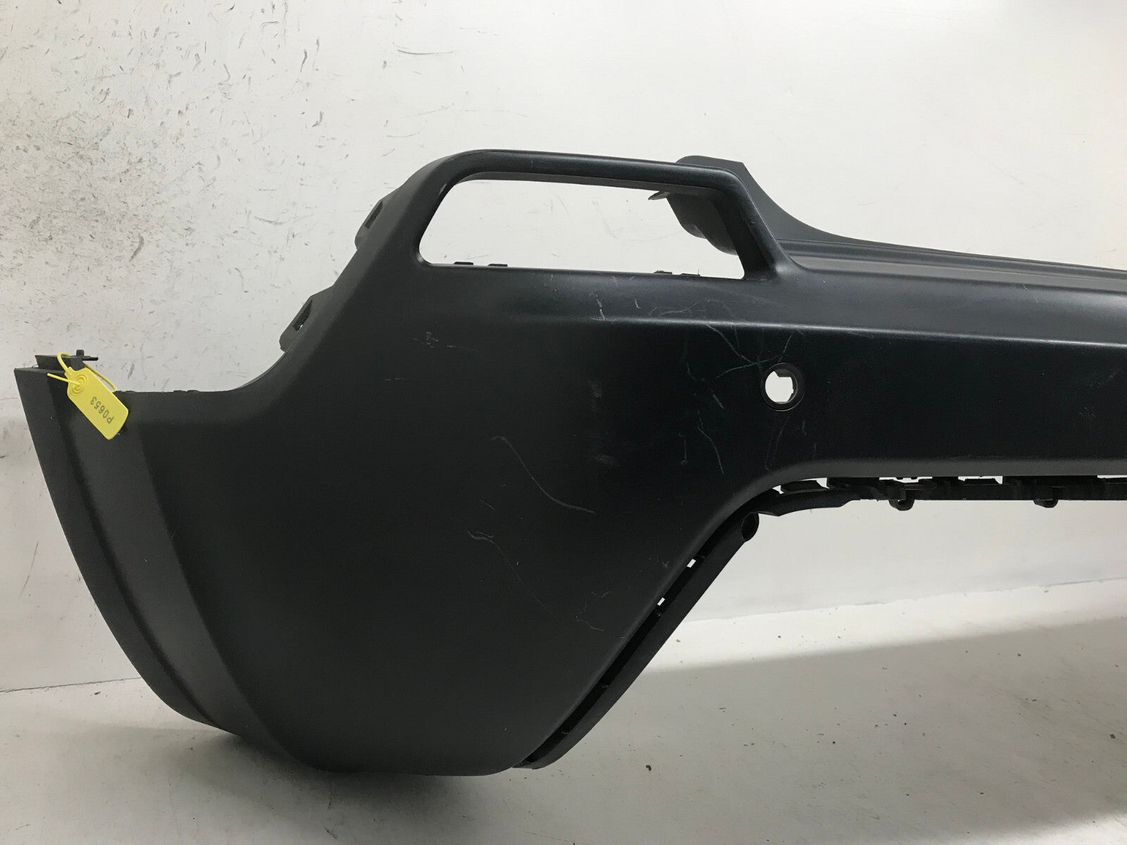 Rear Bumper Cover Black Jeep Cherokee 2019-2022 w/Sensor Holes 68287434AC OEM