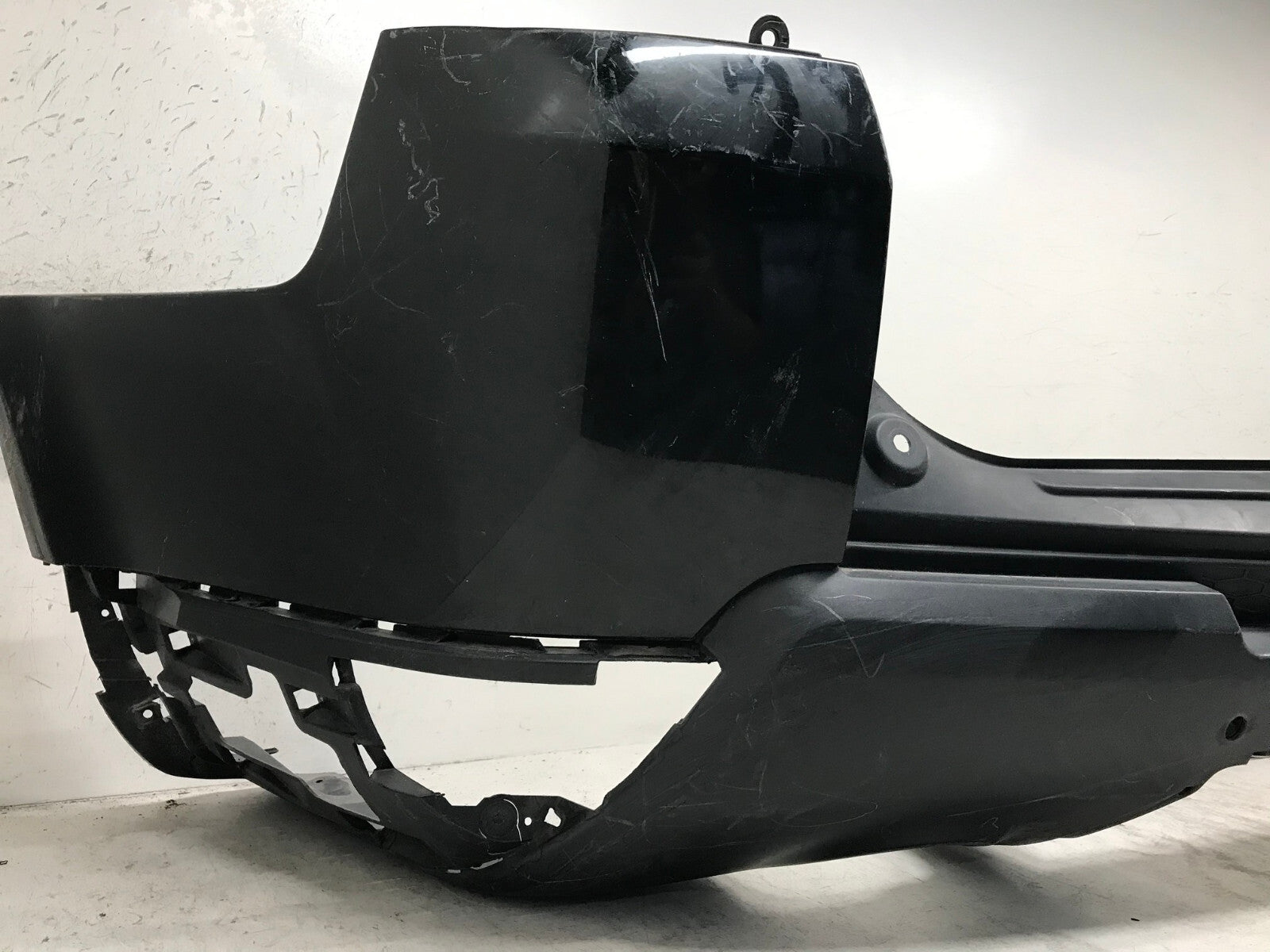 Rear Bumper Cover Black 2014-2017 Land Rover Range Sport w/Sensor Holes OEM