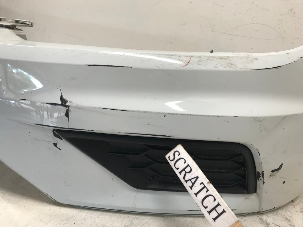 Front Upper Bumper Cover White Volkswagen Tiguan S/SE/SEL/Pr 18 19 5NN807221 OEM