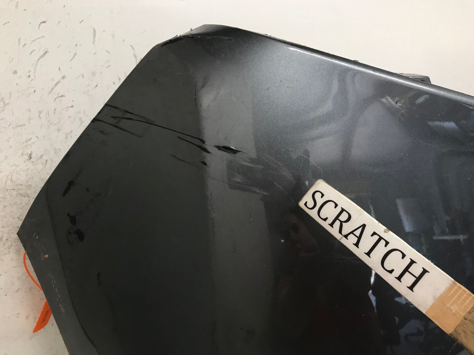 Rear Bumper Cover Gray 18-20 Nissan Leaf S/SL/SV w/Sensor Holes 85022-5SA0H OEM