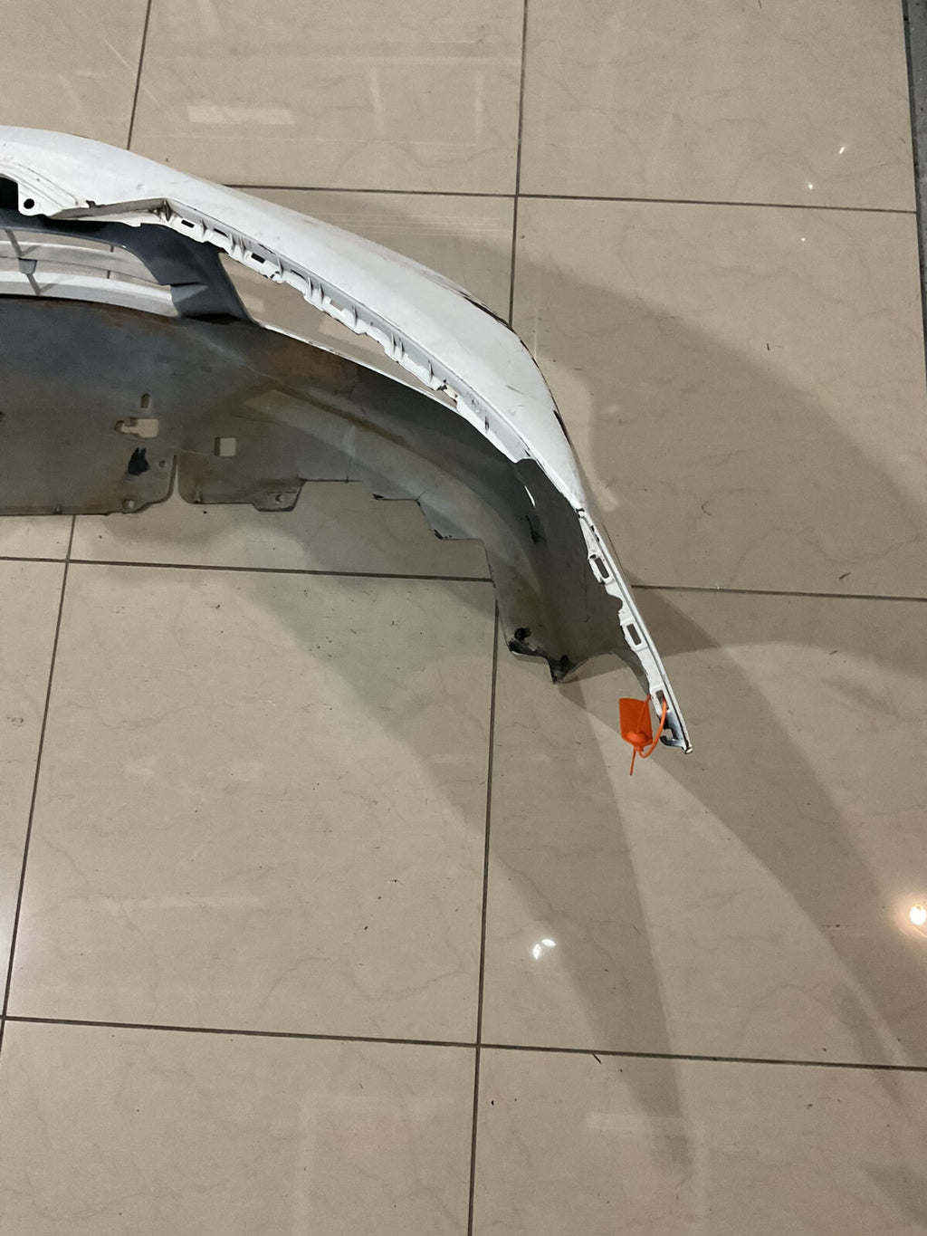 Front Bumper Cover White Honda Civic 2012 2013 71101+TR0+ZZ00 OEM