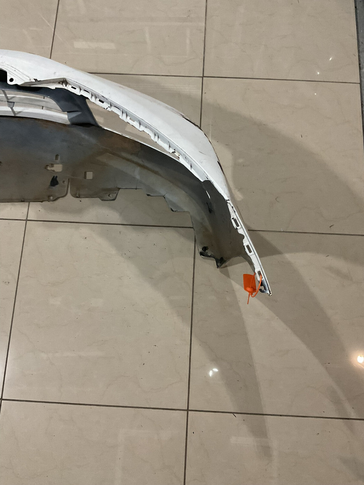 Front Bumper Cover White Honda Civic 2012 2013 71101+TR0+ZZ00 OEM