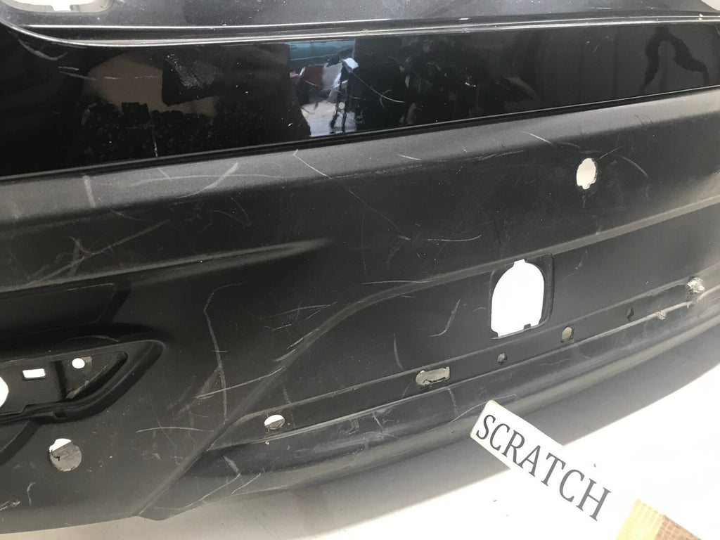 Rear Bumper Cover Black Mazda CX-9 Sport/Touring 16-2018 w/Sensor Holes OEM