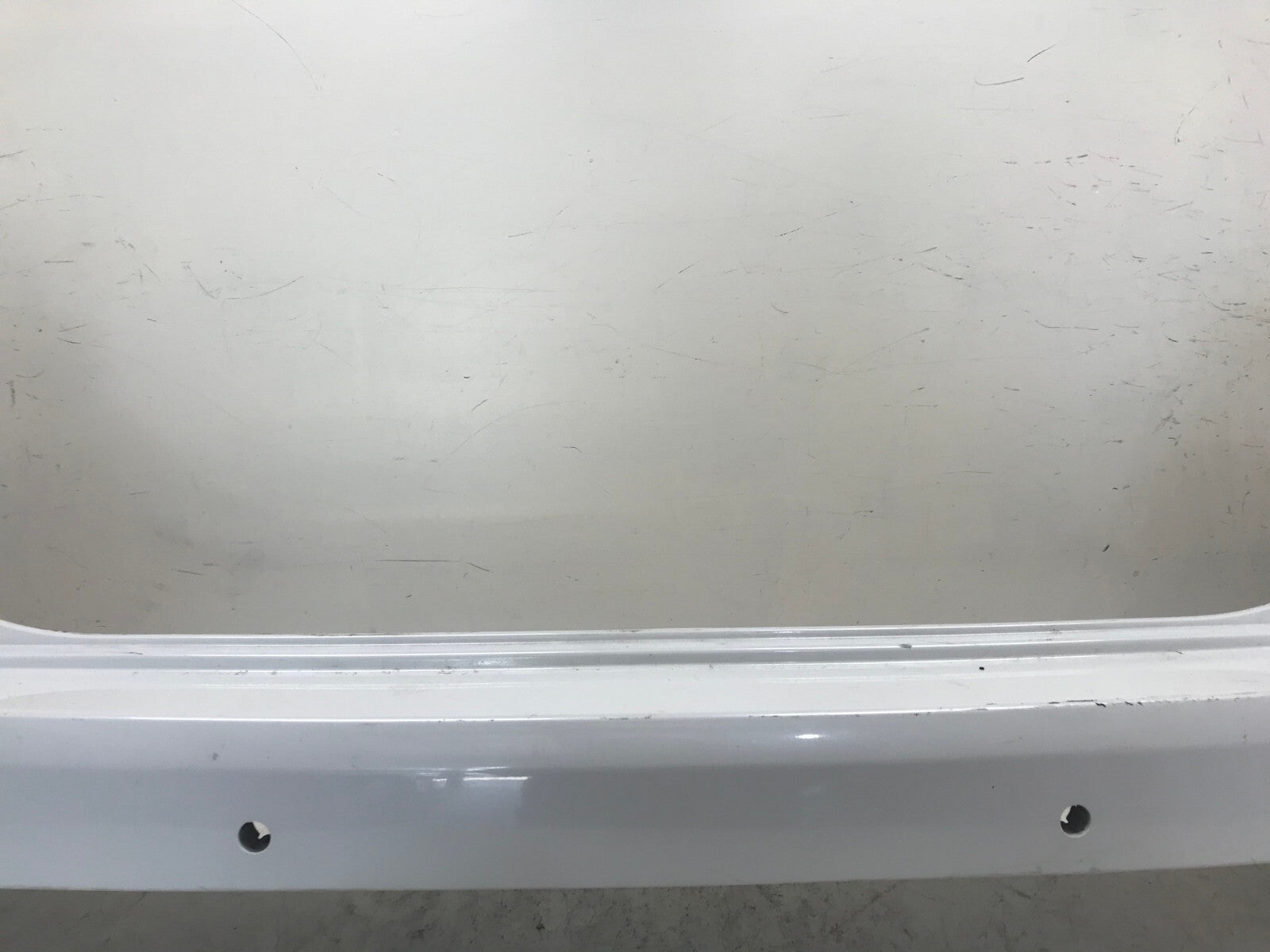 Rear Bumper Cover Kia Sorento EX/Limited w/Sensor Holes White 2014-2015 OEM2