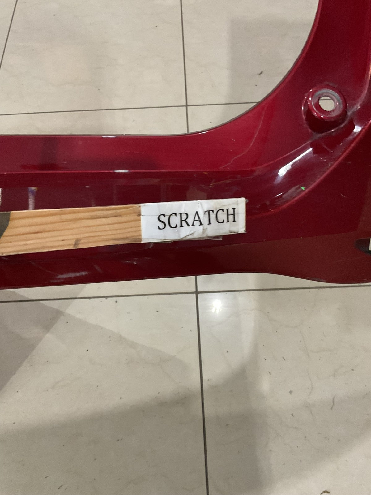 Rear Bumper Cover Red 2018 2019 2020 2021 Chevy Equinox CAPA