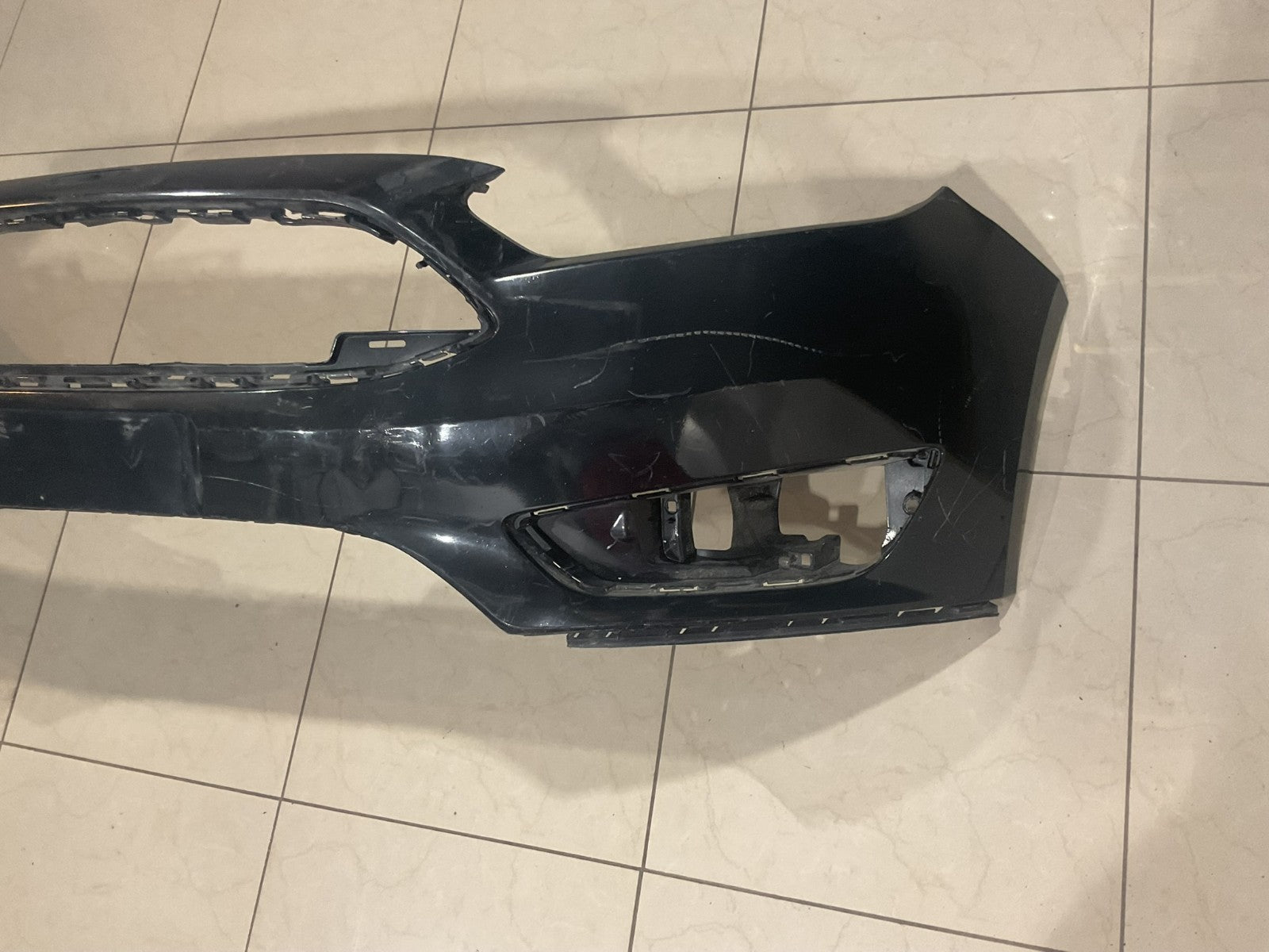 Front Bumper Cover Black 2015 2016 2017 2018 Ford Focus CAPA