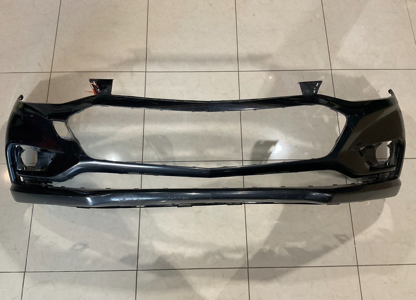 Front Bumper Cover Black 2016-2018 Chevrolet Cruze 23422668 OEM