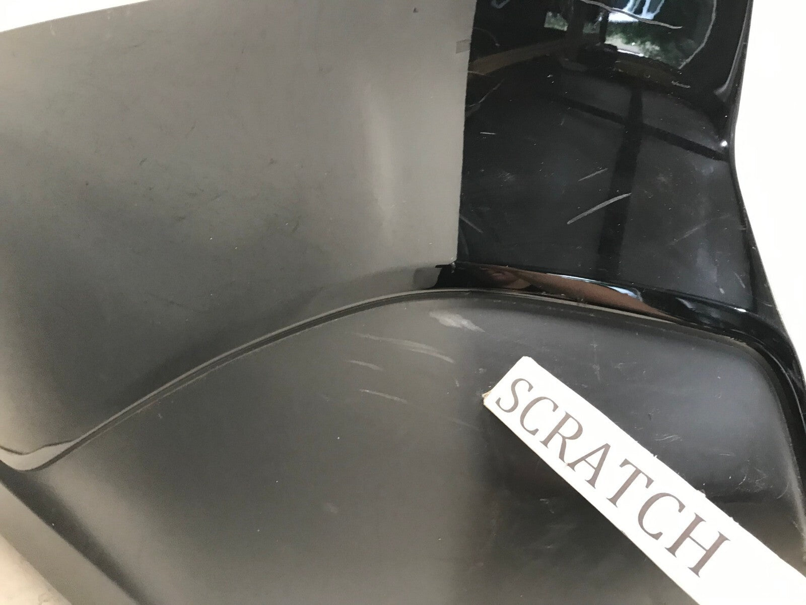 Rear Bumper Cover Black Subaru Outback Base/Touring/Ltd 20-21 w/Sensor Holes OEM