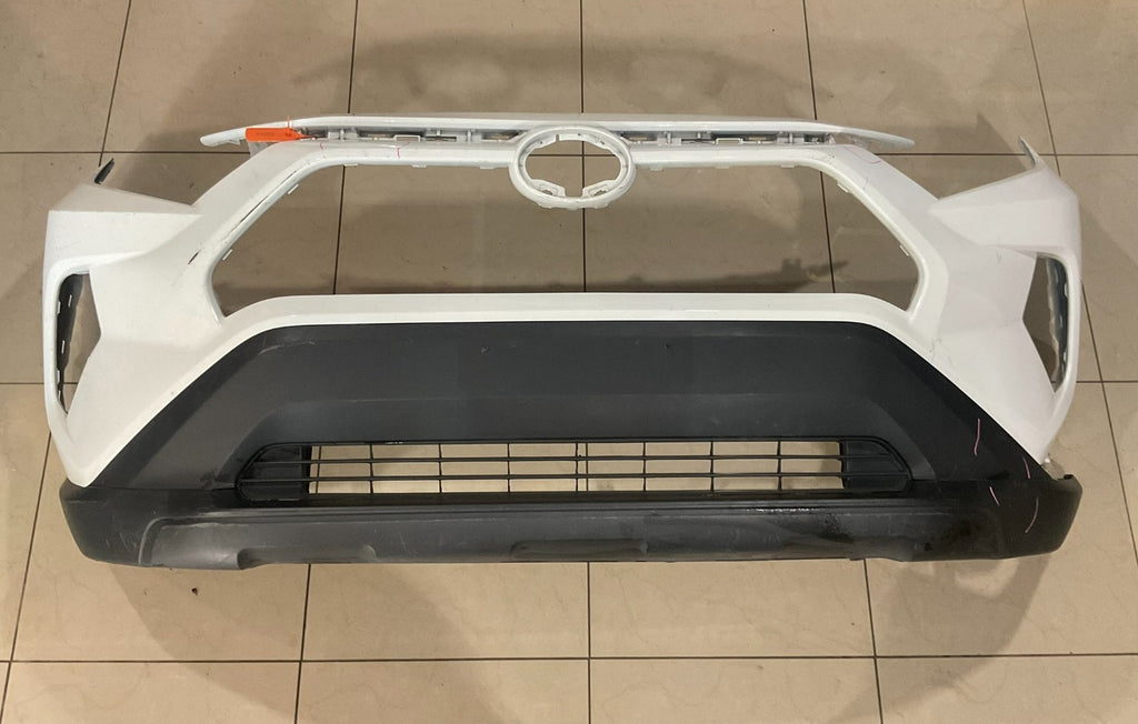 Front Bumper Cover White Toyota RAV4 2019-2021 52119+0r200 OEM
