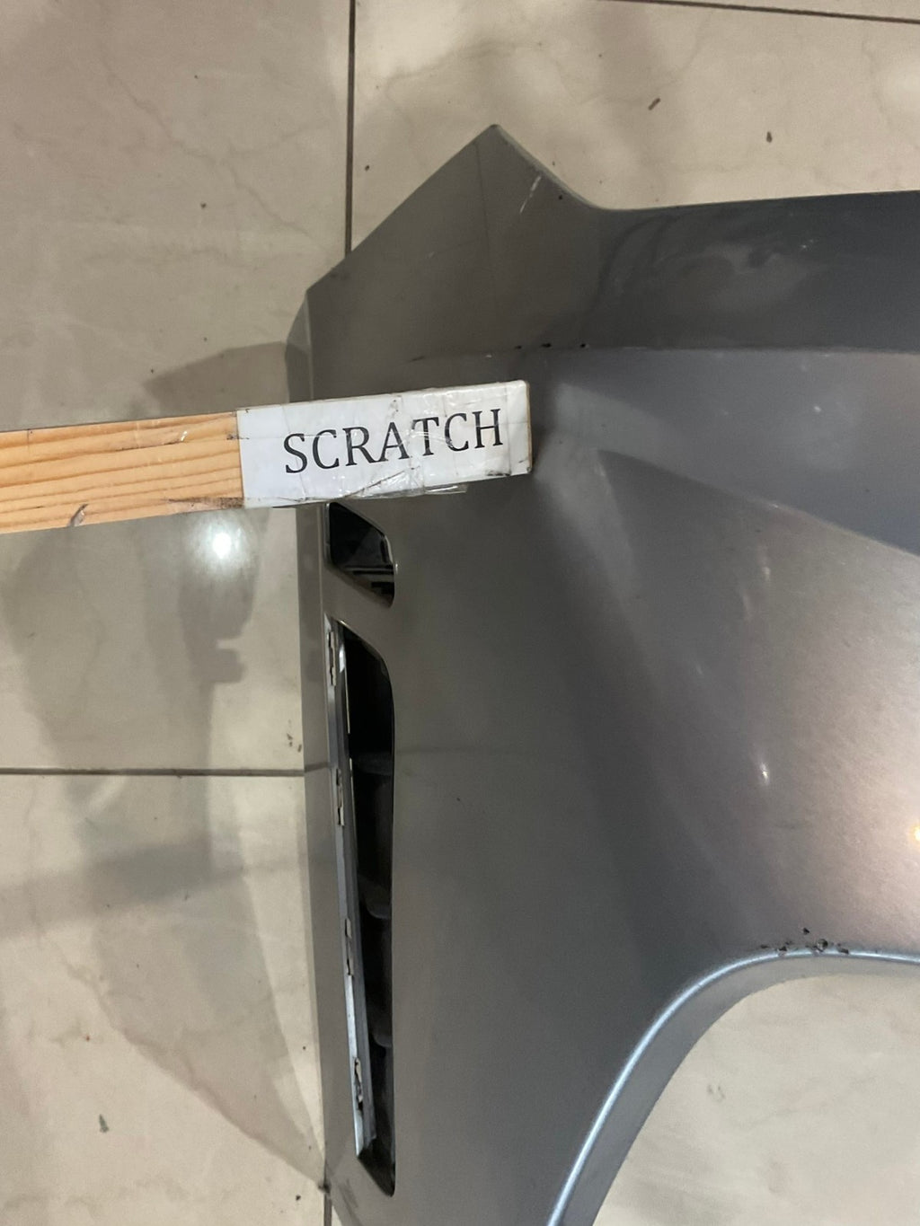 Front Bumper Cover Silver 2020 2021 2022 2023 Hyundai Sonata OEM