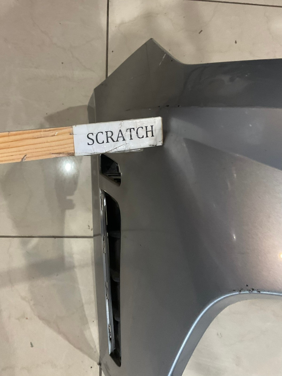 Front Bumper Cover Silver 2020 2021 2022 2023 Hyundai Sonata OEM