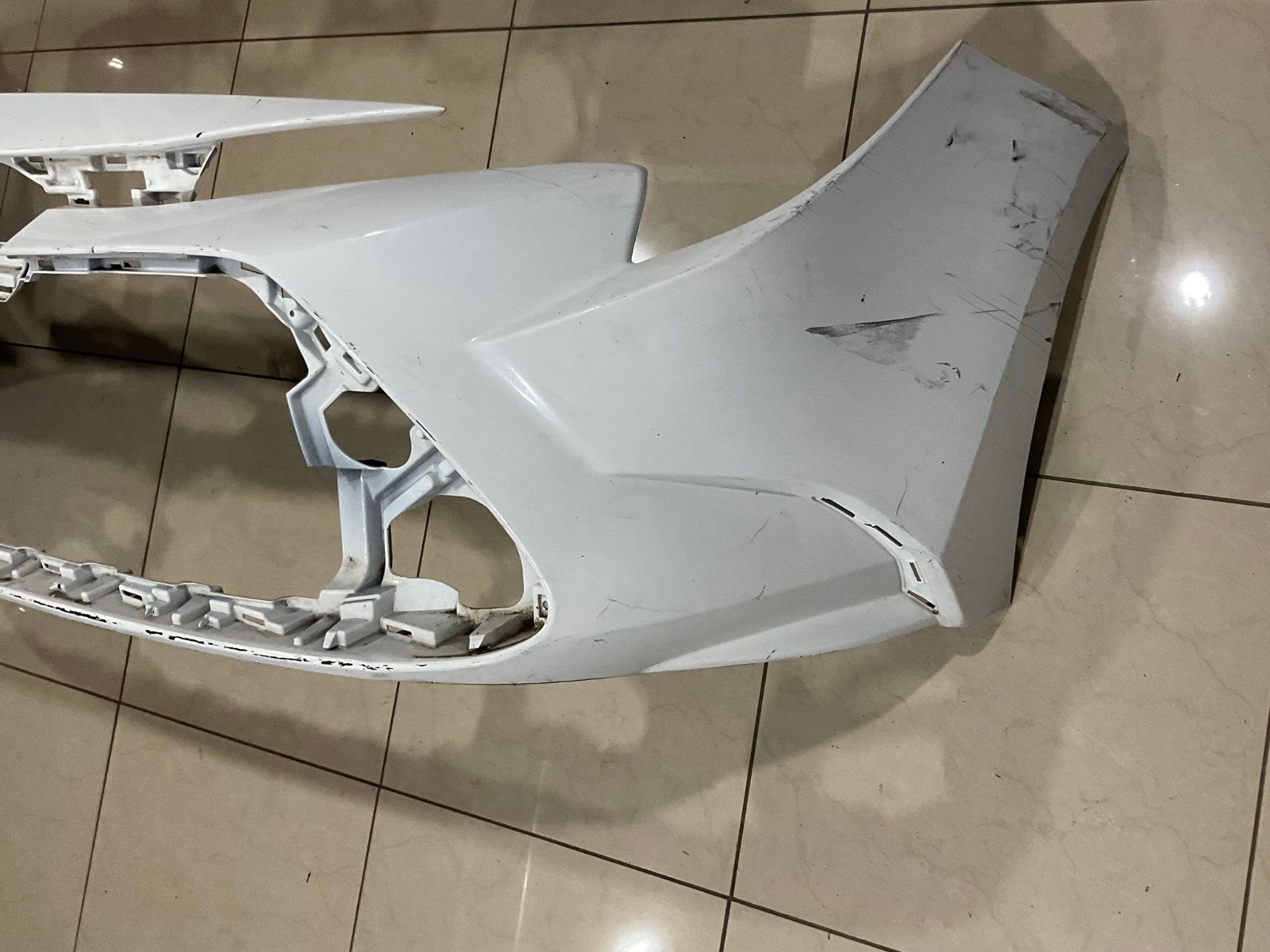 Front Bumper Cover White 2020-2022 Toyota Corolla LE CAPA