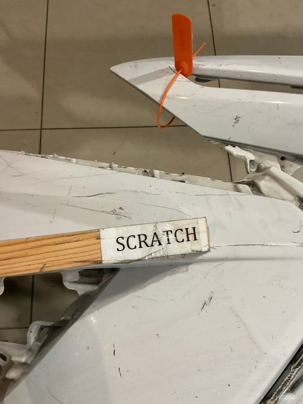 Front Bumper Cover White Toyota Camry SE XSE 2018 2019 52119+06e20 OEM